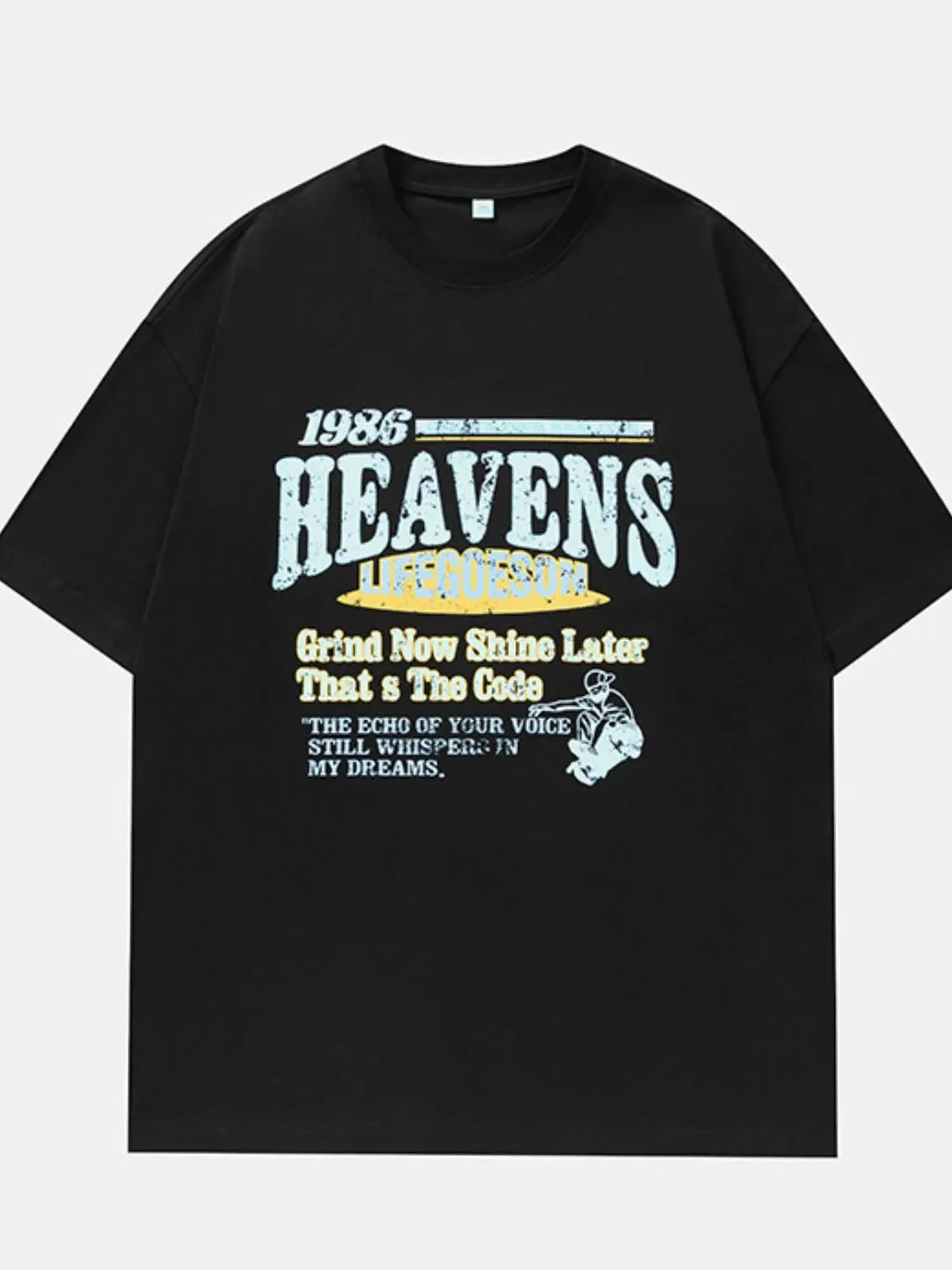 Men's Plus Size Graphic Round Neck Half Sleeve T-Shirt - tif-shop24.de