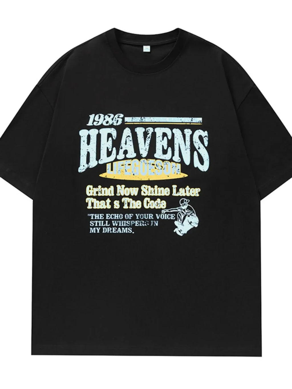 Men's Plus Size Graphic Round Neck Half Sleeve T-Shirt - tif-shop24.de