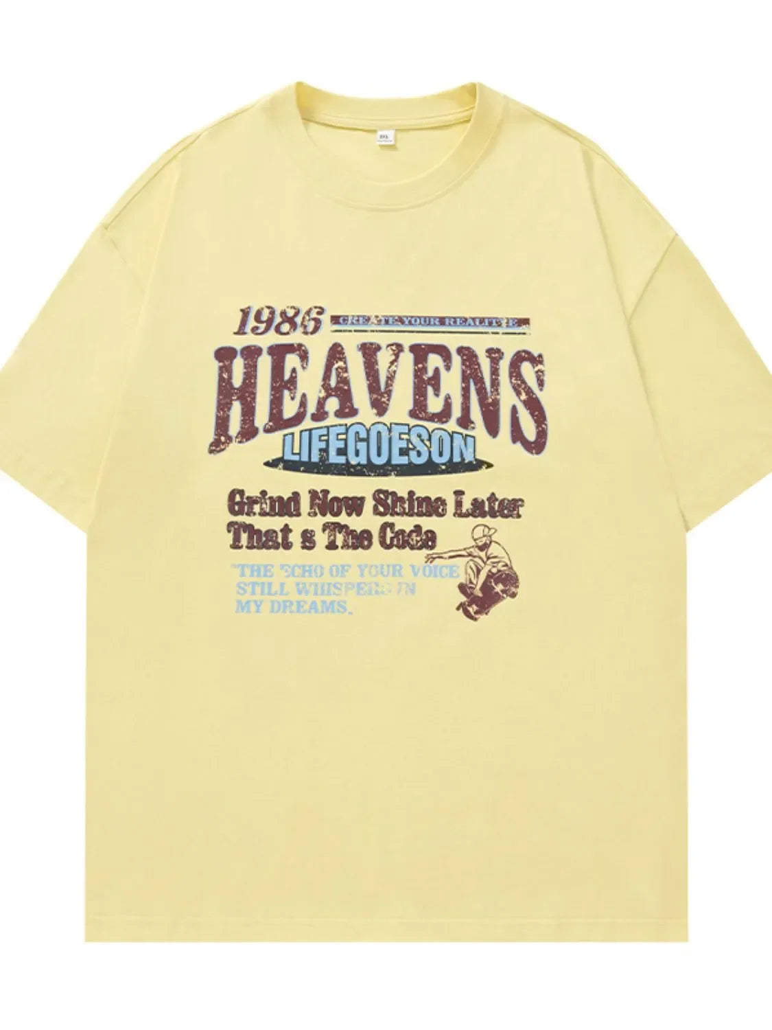 Men's Plus Size Graphic Round Neck Half Sleeve T-Shirt - tif-shop24.de