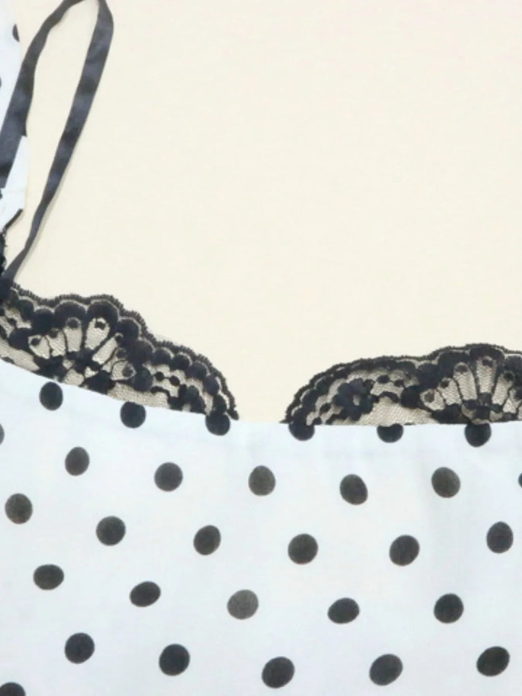 Polka Dot Sweetheart Neckline Maxi Dress - tif-shop24.de