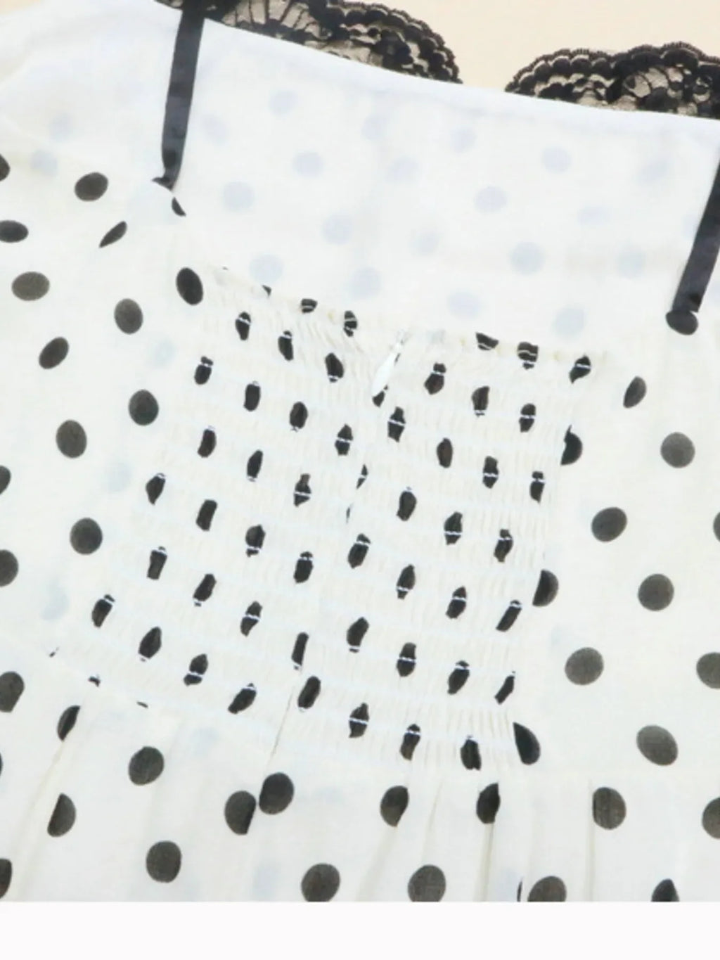 Polka Dot Sweetheart Neckline Maxi Dress - tif-shop24.de