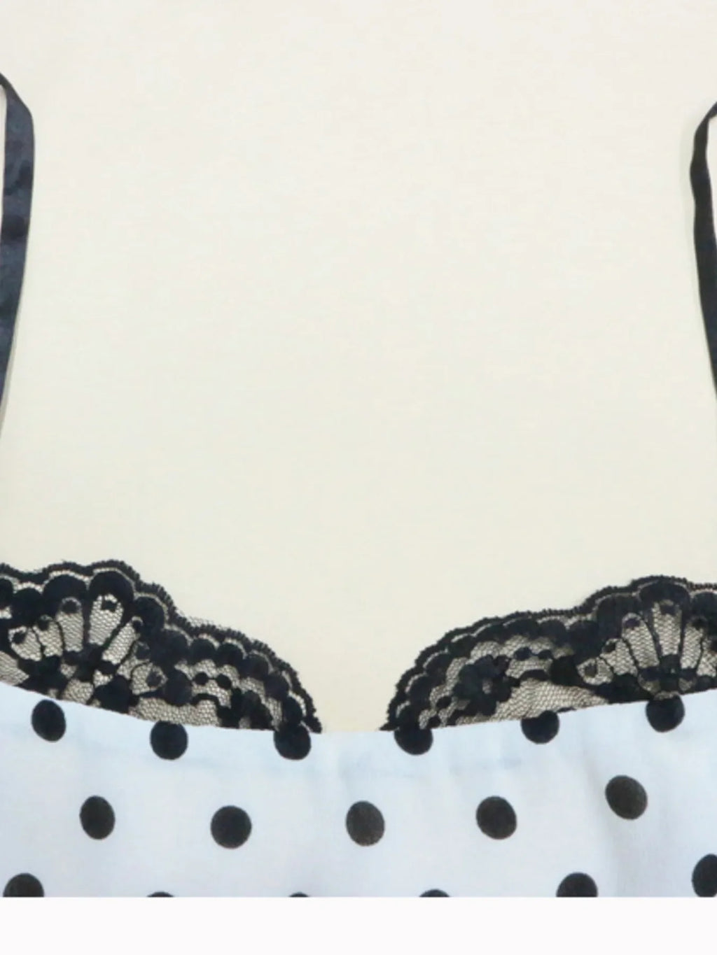 Polka Dot Sweetheart Neckline Maxi Dress - tif-shop24.de