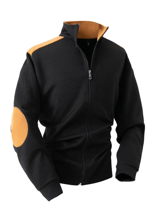 Men's Full Size Zip Up Long Sleeve Top Plus Size - tif-shop24.de