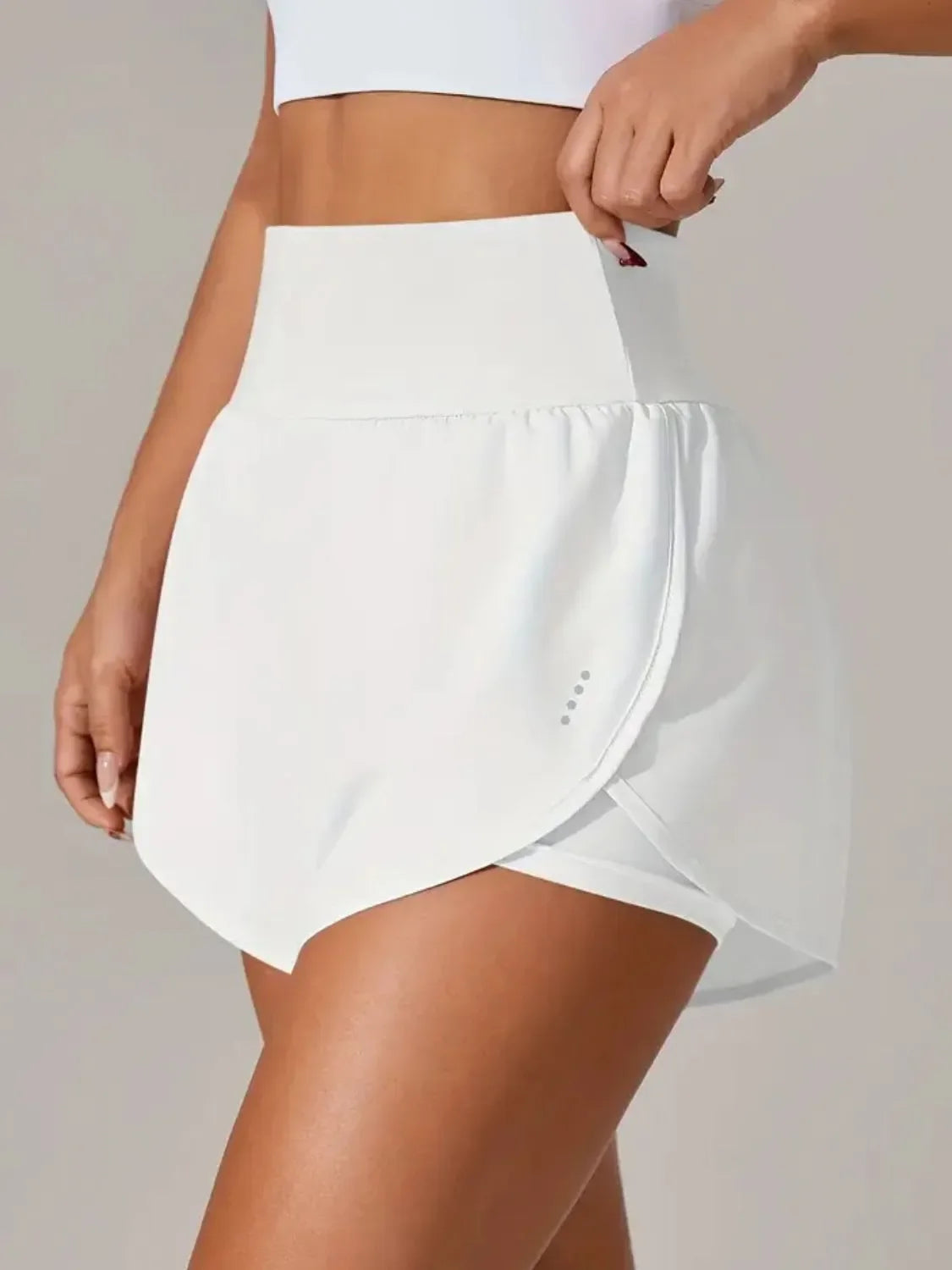 Pocketed High Waist Active Shorts - tif-shop24.de