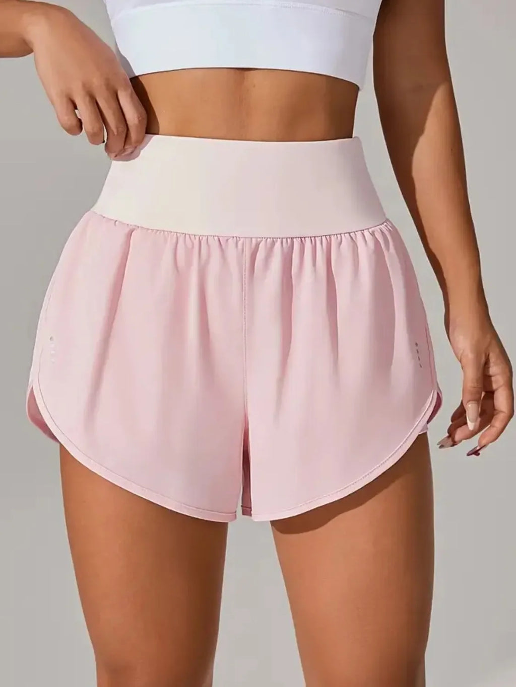 Pocketed High Waist Active Shorts - tif-shop24.de