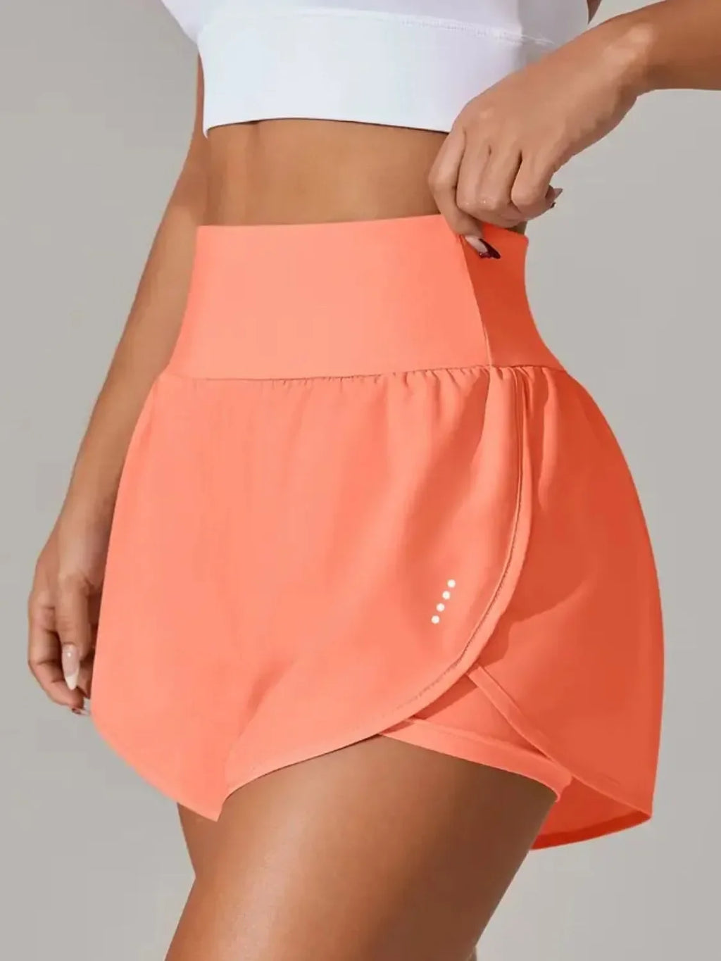 Pocketed High Waist Active Shorts - tif-shop24.de