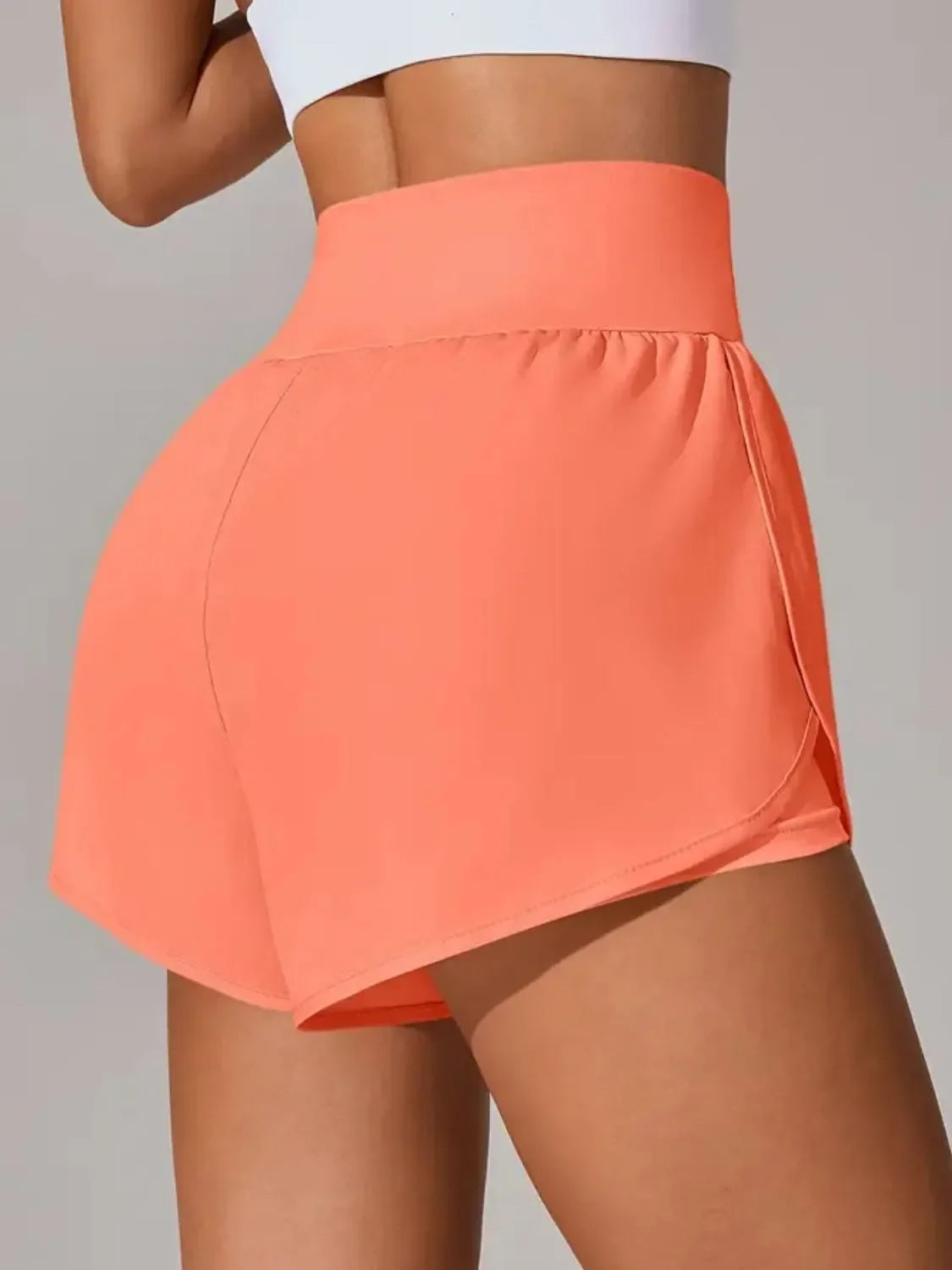 Pocketed High Waist Active Shorts - tif-shop24.de