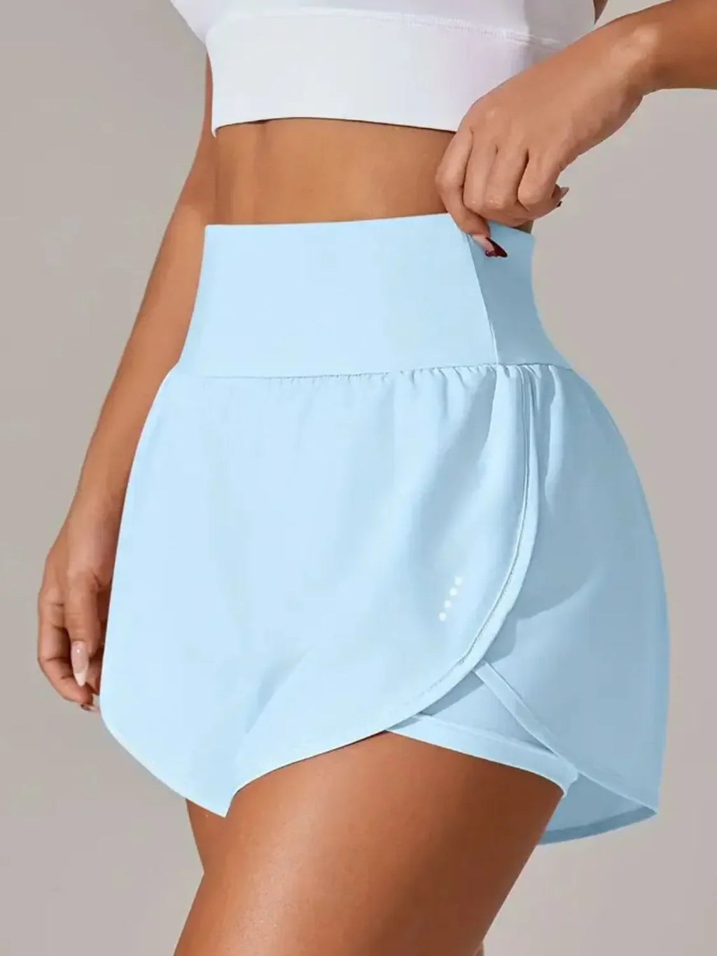 Pocketed High Waist Active Shorts - tif-shop24.de