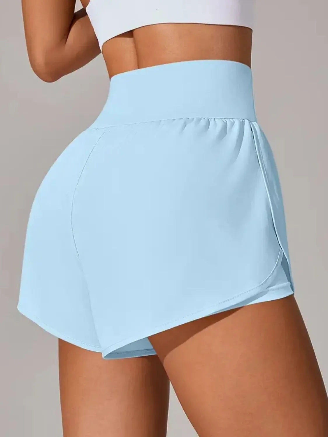 Pocketed High Waist Active Shorts - tif-shop24.de