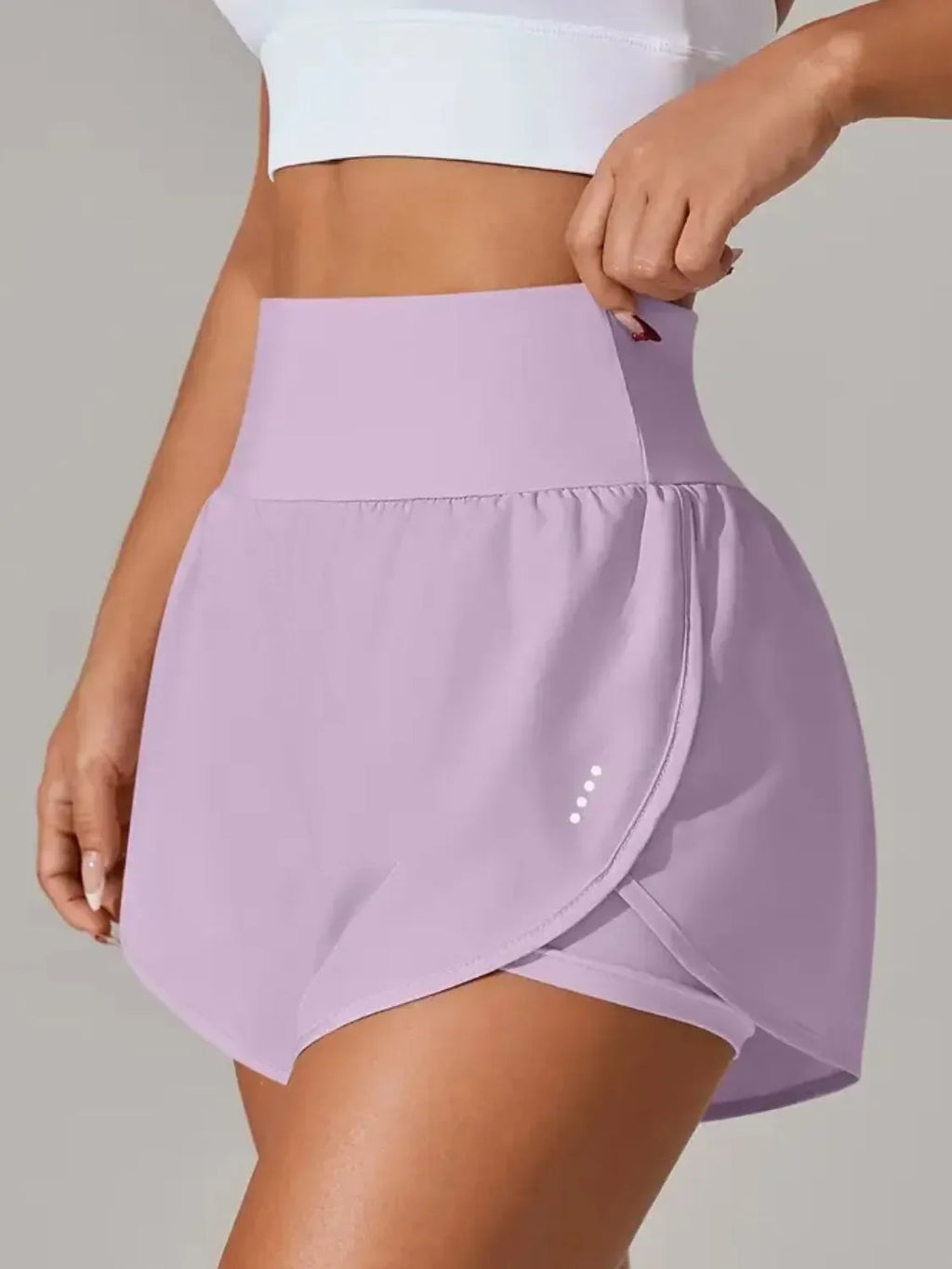 Pocketed High Waist Active Shorts - tif-shop24.de