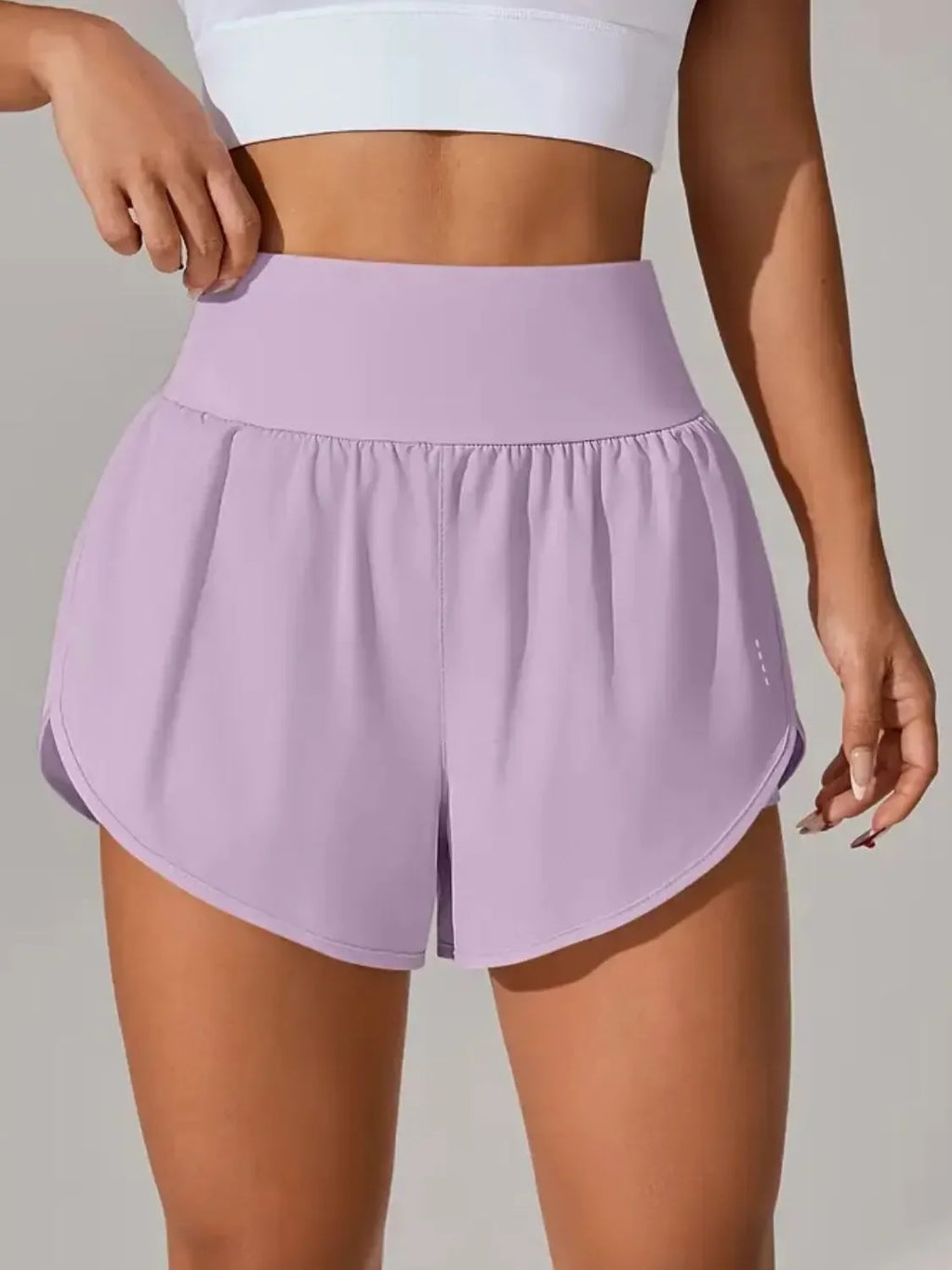 Pocketed High Waist Active Shorts - tif-shop24.de
