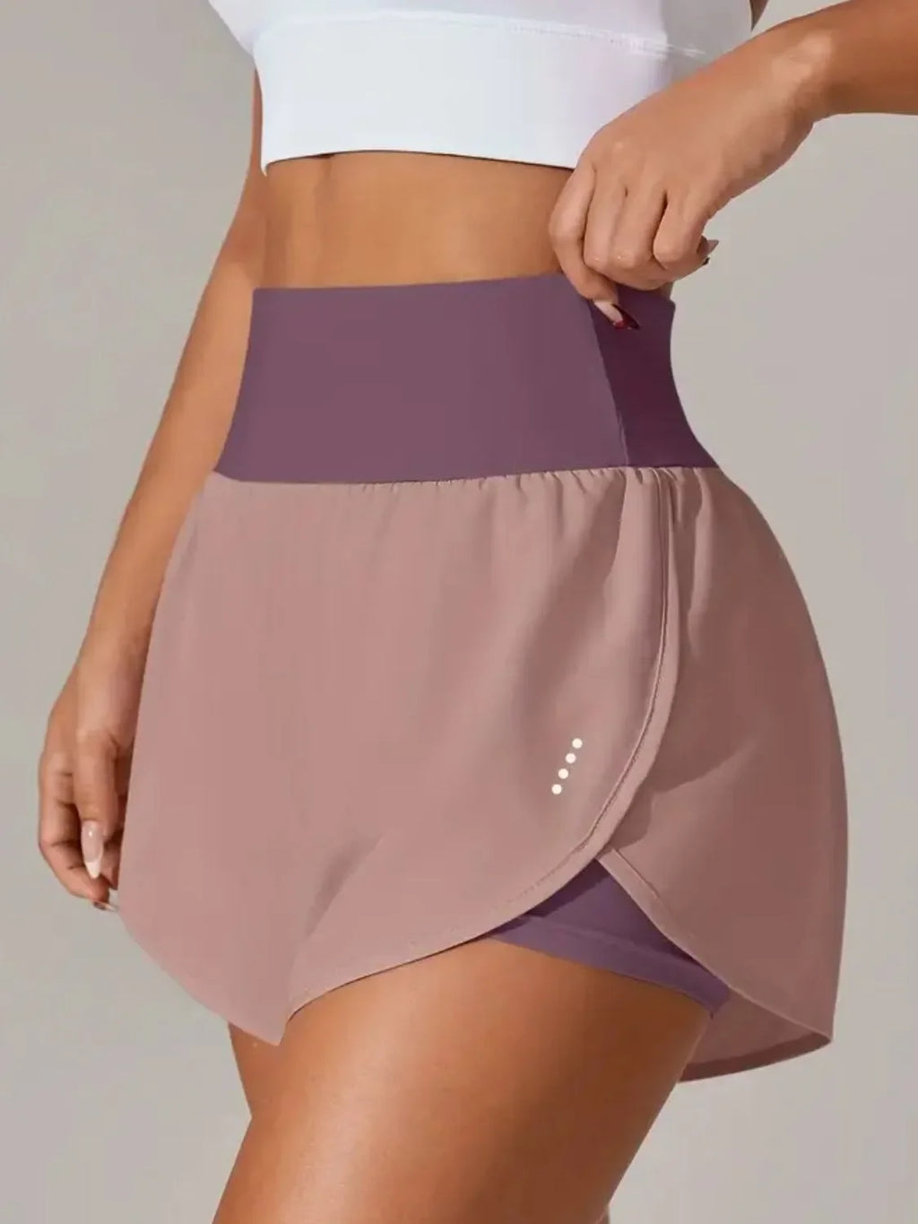 Pocketed High Waist Active Shorts - tif-shop24.de