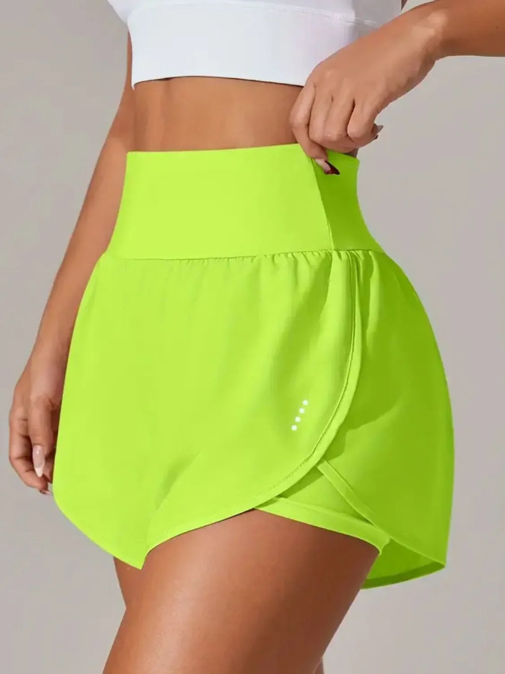 Pocketed High Waist Active Shorts - tif-shop24.de