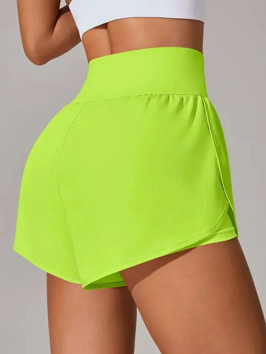 Pocketed High Waist Active Shorts - tif-shop24.de