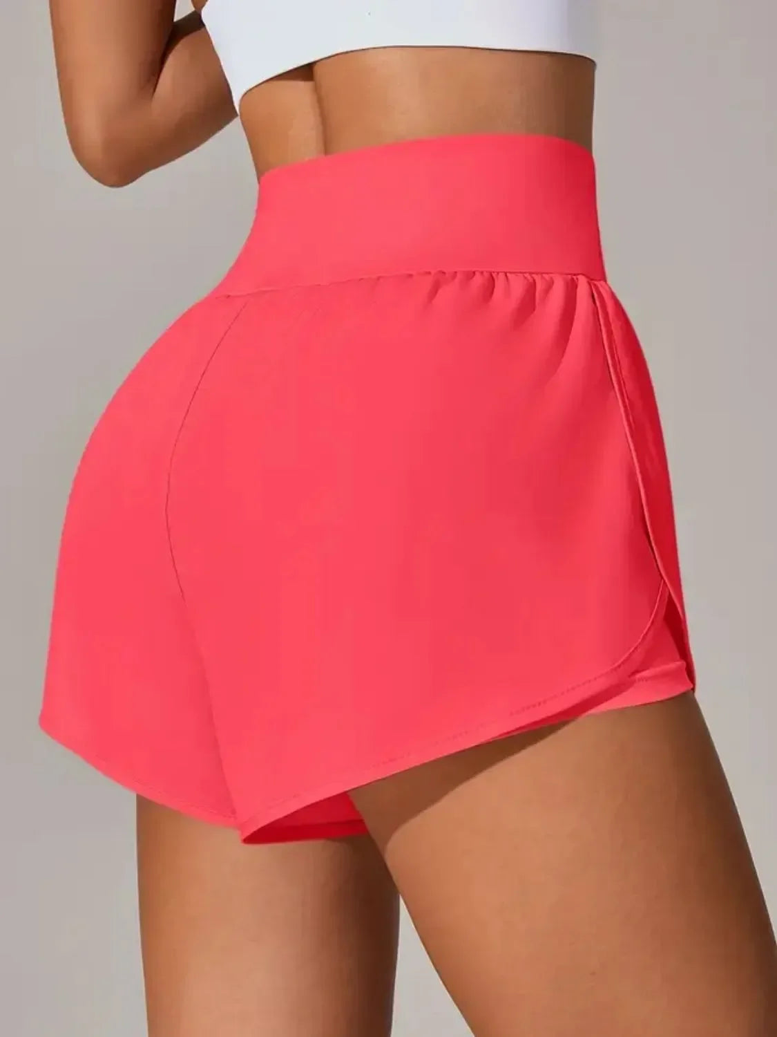 Pocketed High Waist Active Shorts - tif-shop24.de