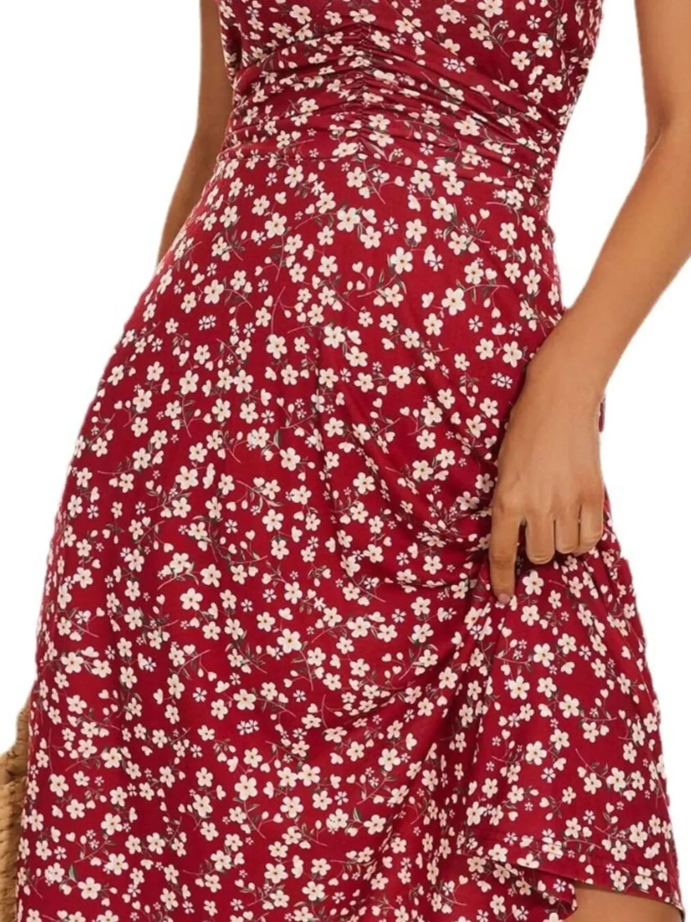 Printed Halter Neck Dress - tif-shop24.de