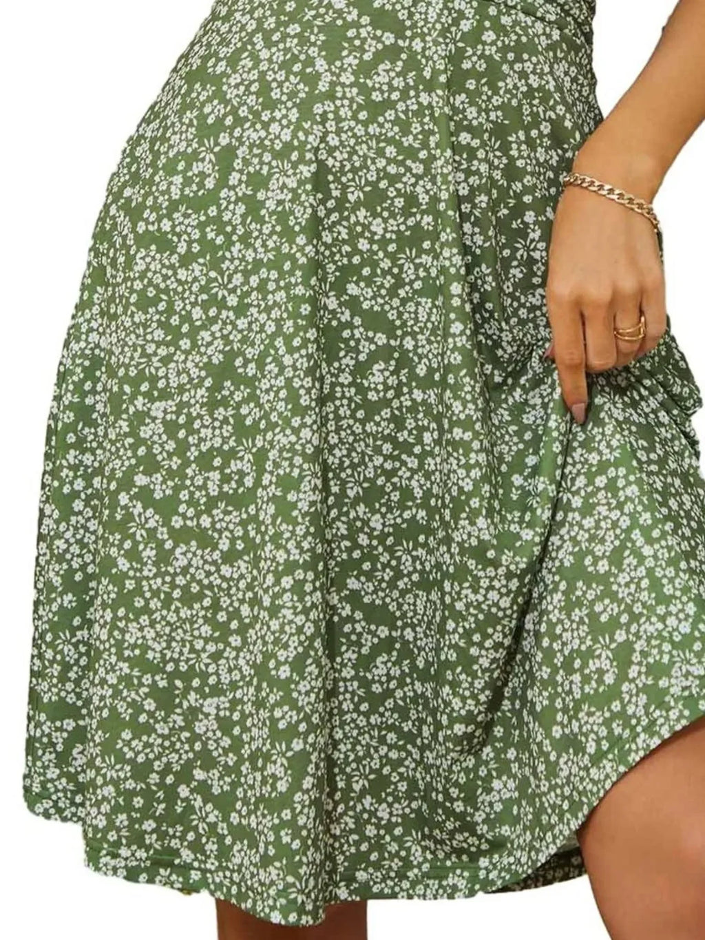 Printed Halter Neck Dress - tif-shop24.de