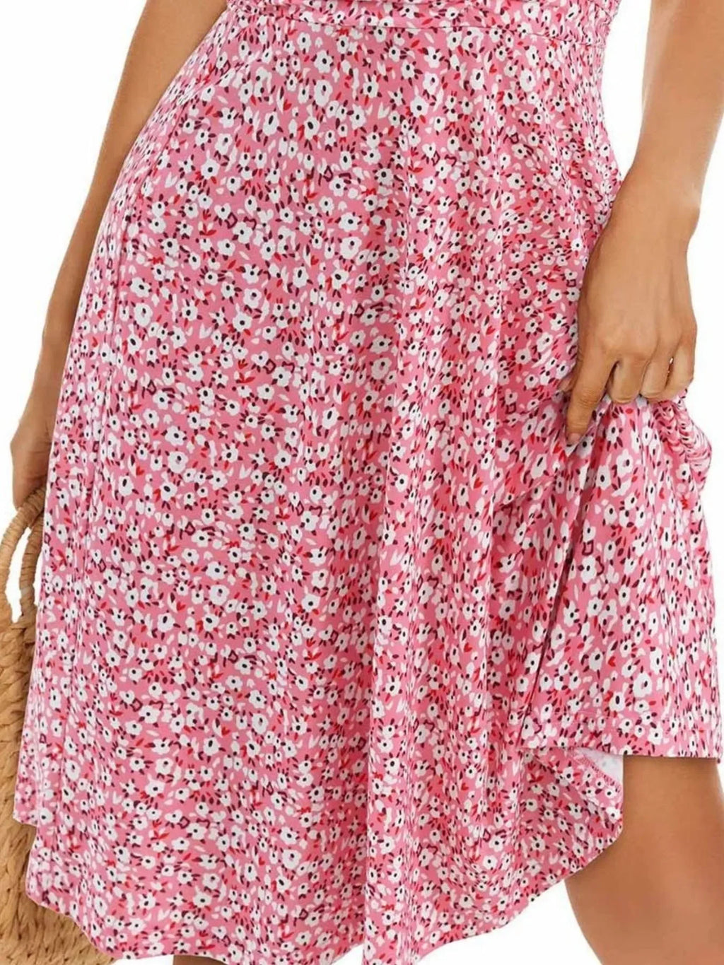 Printed Halter Neck Dress - tif-shop24.de