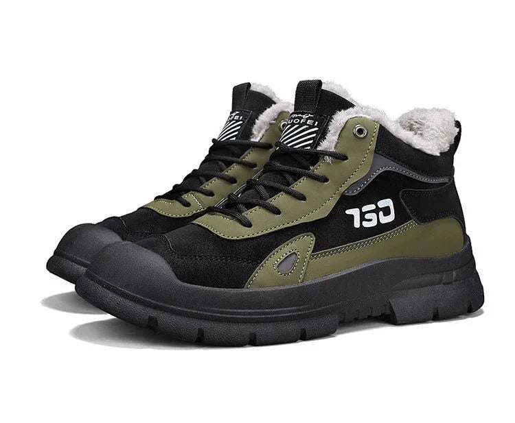 Winter fleece warm Martin boots men's casual sports versatile Korean version anti cold snow boots - tif-shop24.de