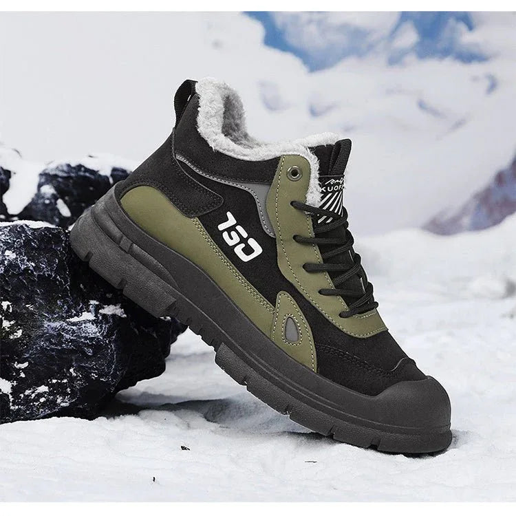 Winter fleece warm Martin boots men's casual sports versatile Korean version anti cold snow boots - tif-shop24.de
