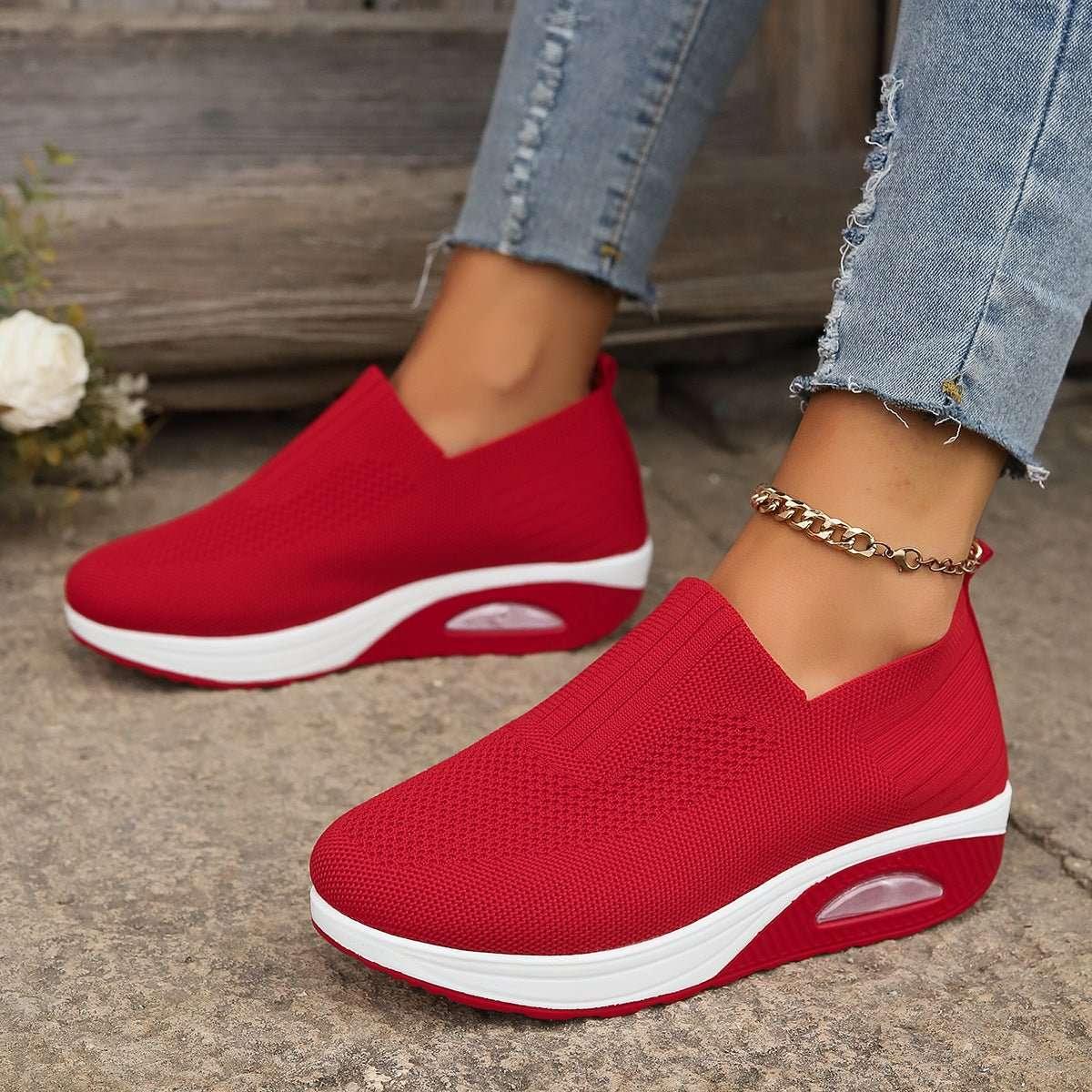 Women's shoes with thick sole and air cushion comfortable 