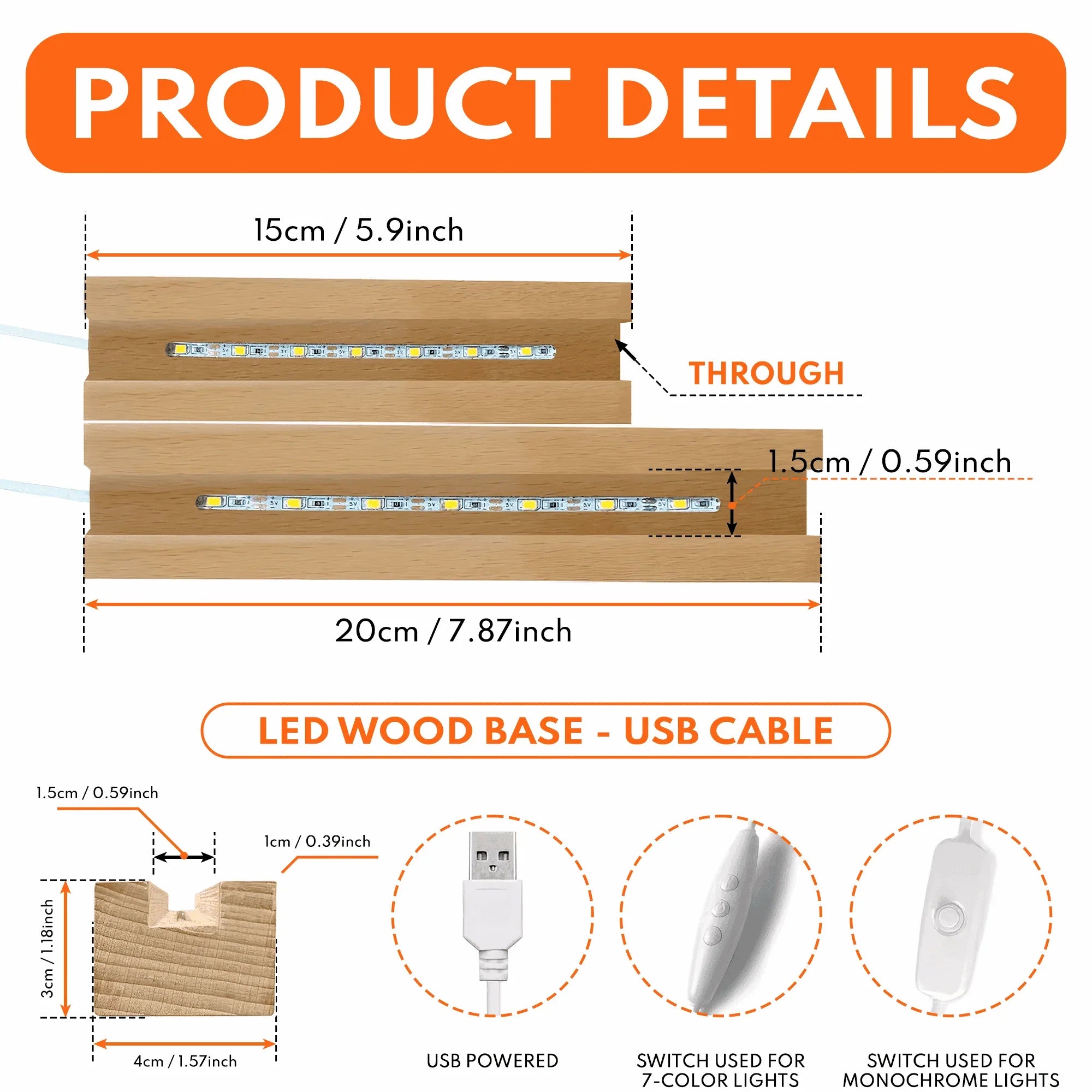 You & Me We Got This Custom Name - Personalized LED Night Light - tif-shop24.de