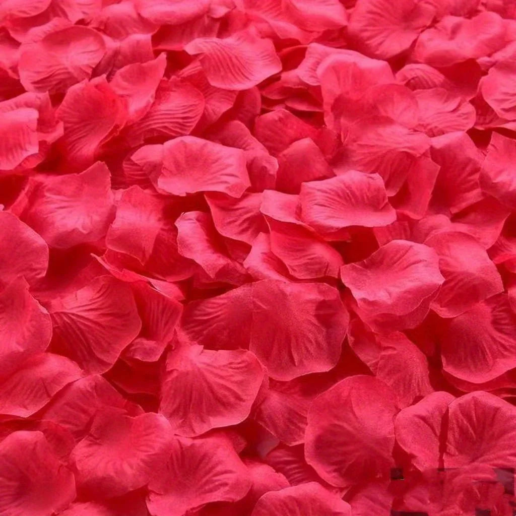 1000 Red Silk Rose Petals for Weddings & Events — Romantic Aisle Scatter, Table Decor, Valentines Day & Party Decorations, Reusable Faux Rose Petals for Home and Event Styling — Ideal for Proposals, Photoshoots, Hotels, and DIY Crafts | tif-shop24.de
