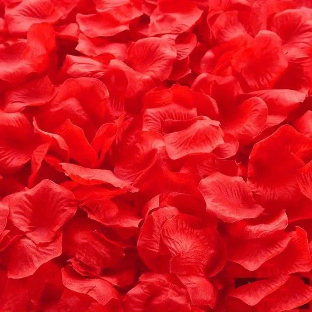 1000 Red Silk Rose Petals for Weddings & Events — Romantic Aisle Scatter, Table Decor, Valentines Day & Party Decorations, Reusable Faux Rose Petals for Home and Event Styling — Ideal for Proposals, Photoshoots, Hotels, and DIY Crafts | tif-shop24.de