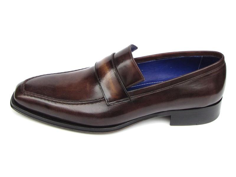 Handgemachte Schuhe aus den  Paul Parkman Herren Loafer Bronze handbemalte Schuhe tif shop 24.de