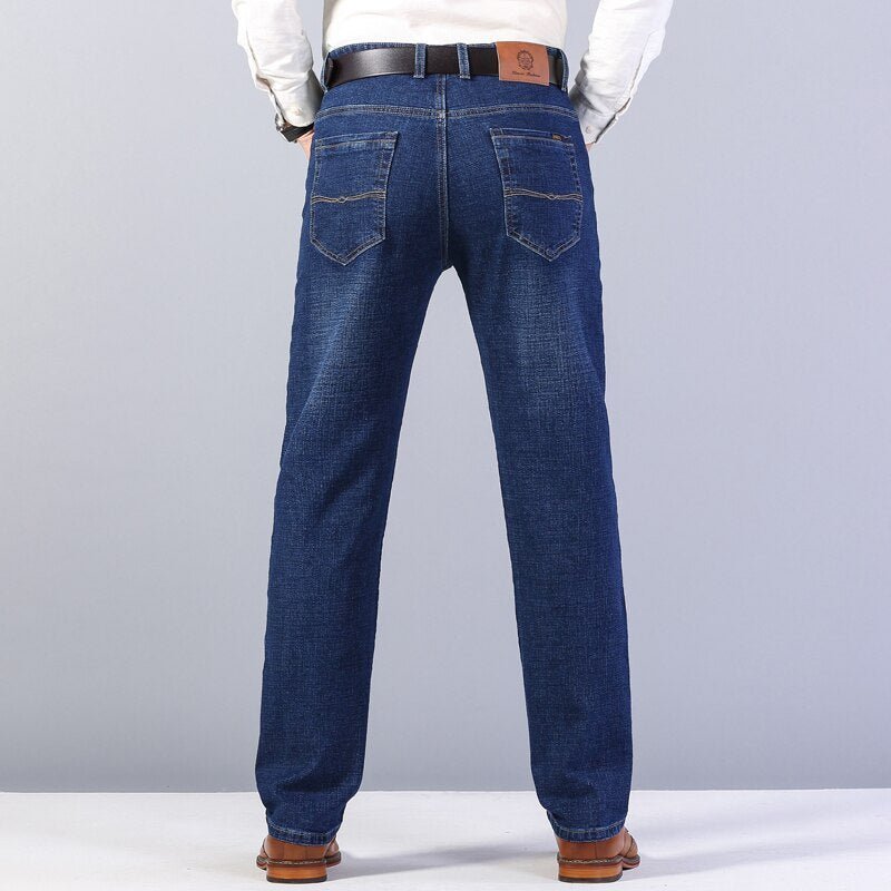 2021 Baumwolle Männer Stretch Jeans Klassischen Style Mode Lässig Business Neue Hosen 9536 27-40 - tif-shop24.de