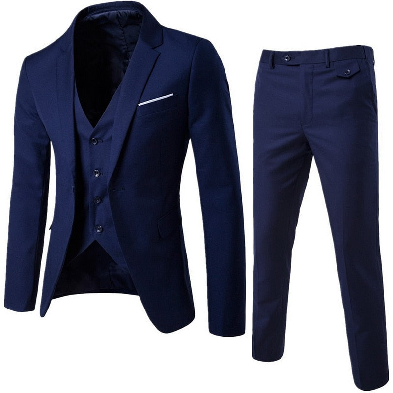 Sfit  Herrenanzüge Blazer Slim Business Abendkleid Weste Bräutigam Mann Anzug Exquisite Unkrautbekämpfung Office Set Dünner Blazer tif-shop24.de