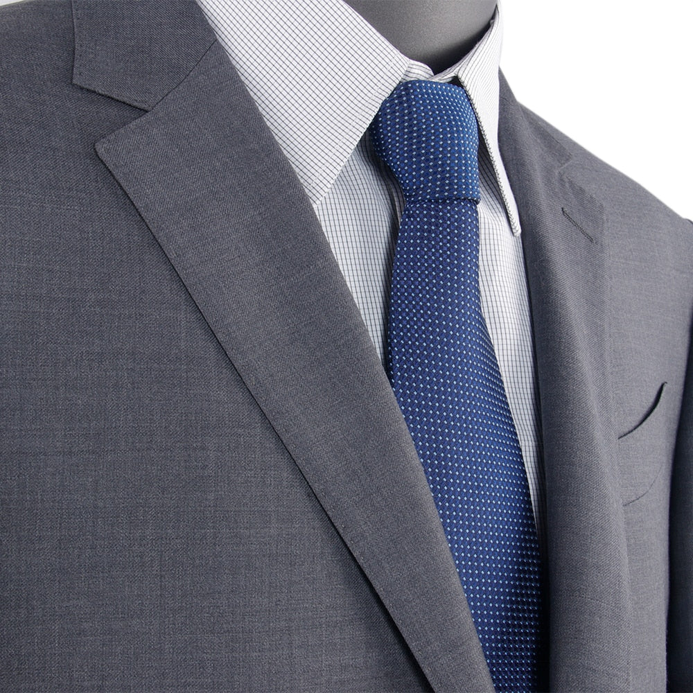 Luxury Super 120 Wool Men Suits Custom Made Suit Wool Tailor-Made Suits Gray Business Suits Bespoke Suit Wedding Tailleur Homme tif-shop24.de