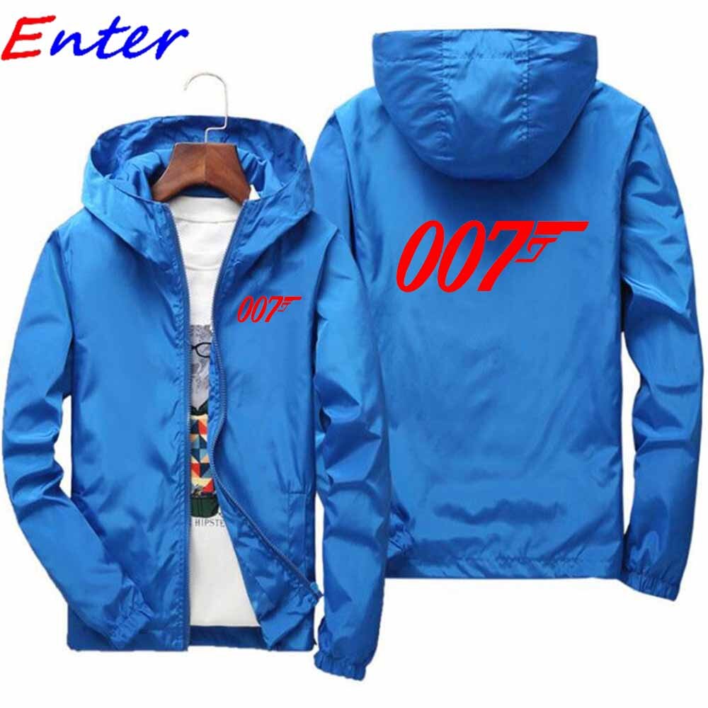 Marke Herrenjacke Kapuzenjacke Printed Logo 007 Casual Zipper Sweatshirt Herren Sportswear Fashion Jacke Herrenjacke tif-shop24.de