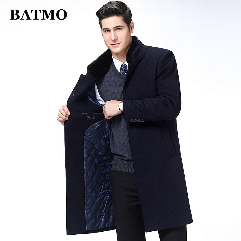 BATMO 2021 Neue Ankunft  hohe Gualität wolle langen Mantel, wolle, warme Mantel, plus-Größe tif-shop24.de