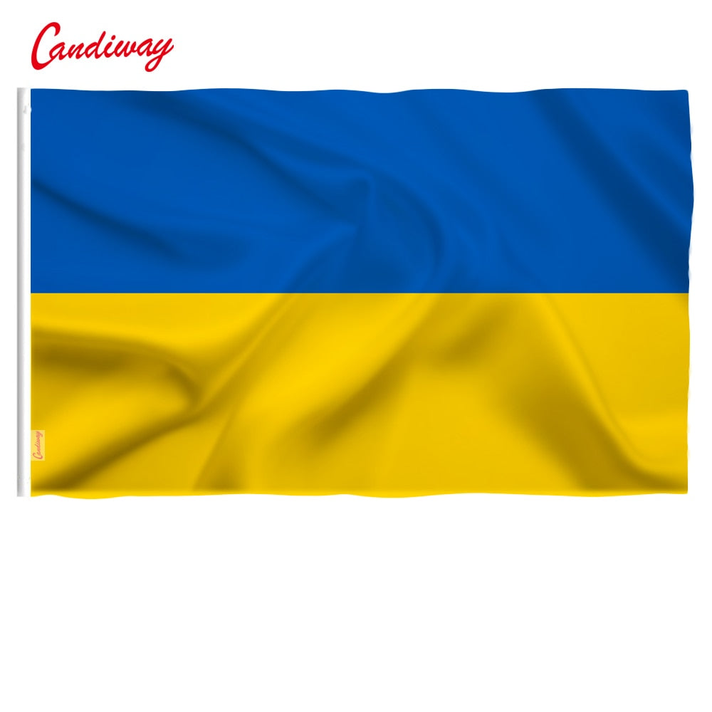 90x150 cm Ukraine National Flagge Keine Fahnenmast tif-shop24.de