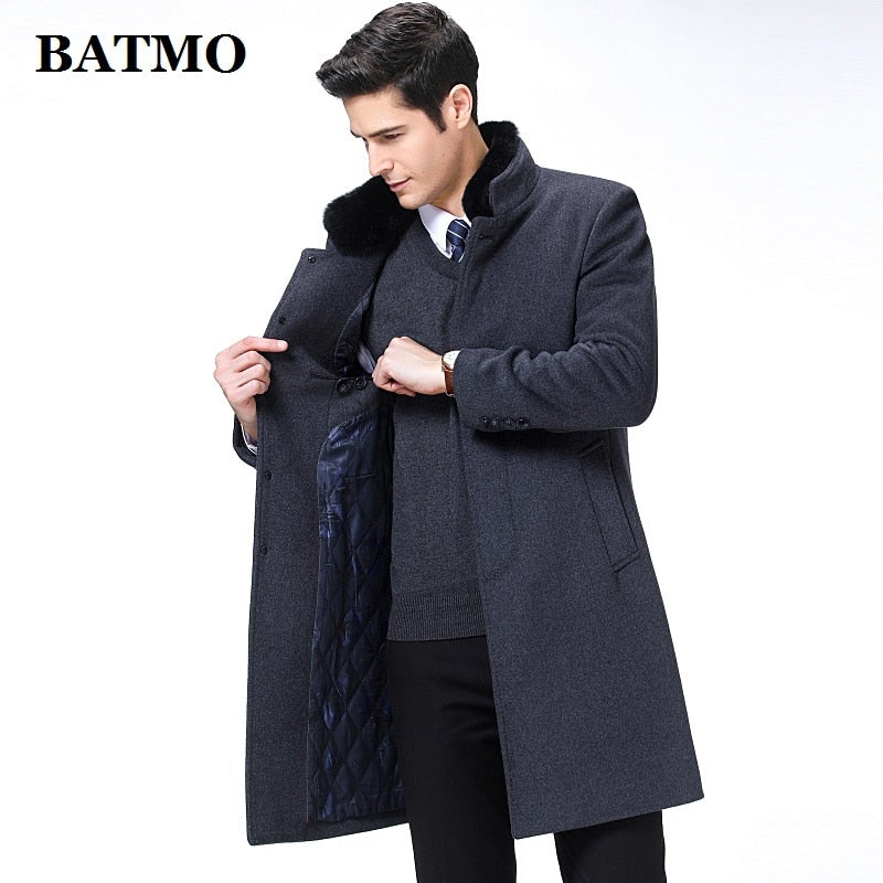 BATMO 2021 Neue Ankunft  hohe Gualität wolle langen Mantel, wolle, warme Mantel, plus-Größe tif-shop24.de