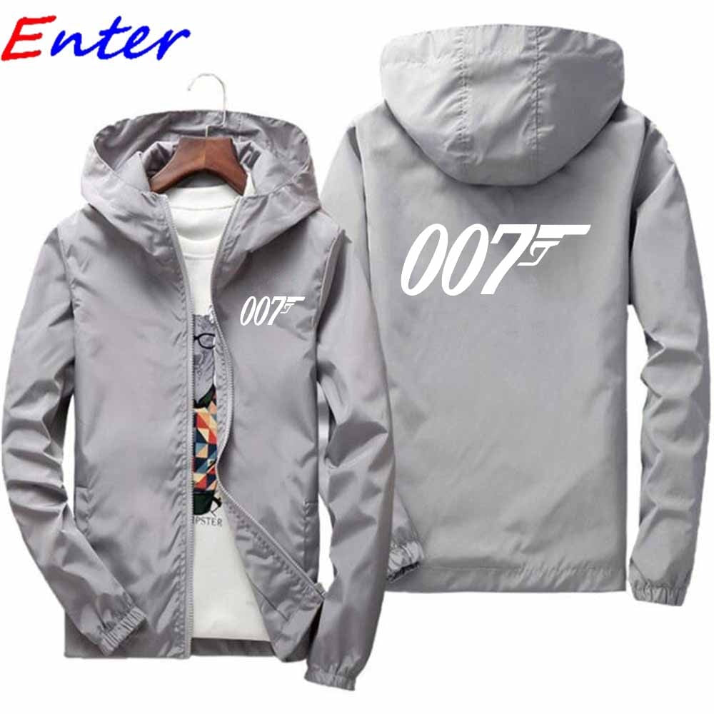 Marke Herrenjacke Kapuzenjacke Printed Logo 007 Casual Zipper Sweatshirt Herren Sportswear Fashion Jacke Herrenjacke tif-shop24.de