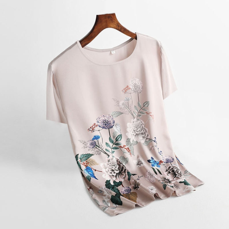 Frauen Shirts Mode T-shirts Damen Print Zauber Farbe Streifen Dame Kurzarm Plus Lose Größe s-xxxxl Tops tif-shop24.de