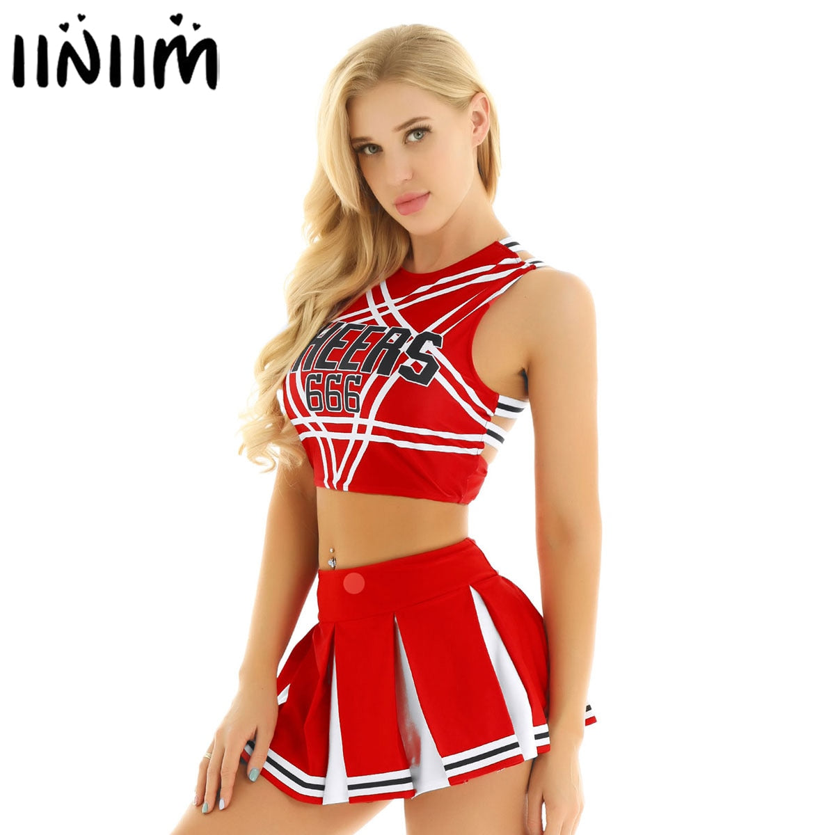 US/UK Japanischen Schülerin Cosplay Uniform Mädchen Sexy Dessous Gleeing Cheerleader Kostüm Set Halloween Kostüm tif-shop24.de