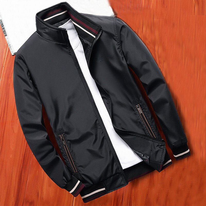 Männer Business Jacke Marke Kleidung Herren Jacken und Mäntel Freien Kleidung Lässige Herren Oberbekleidung  Mantel Bomber Jacke tif-shop24.de