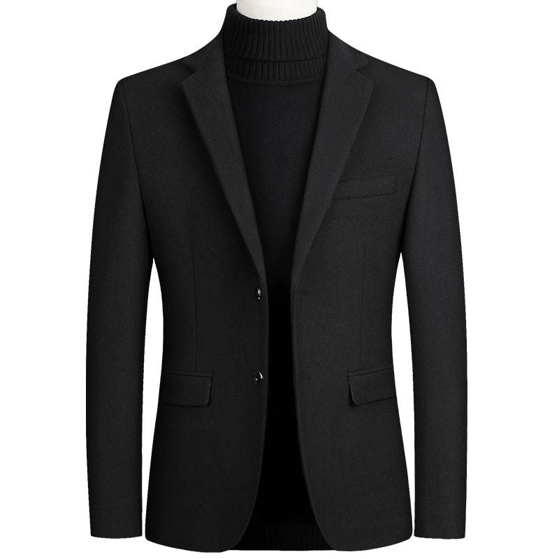 Hochwertige Herren Wollanzug Mantel Wollmischungen Casual Blazer  Top Male Solid Business Casual  Jacken tif-shop24.de