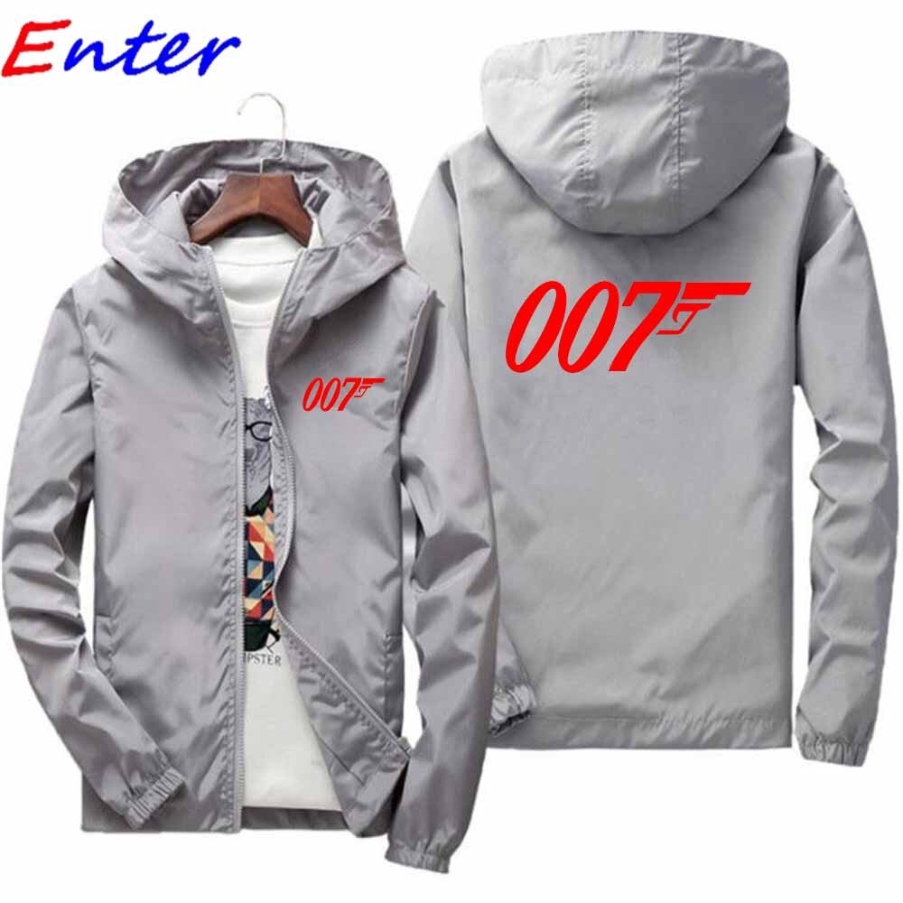 Marke Herrenjacke Kapuzenjacke Printed Logo 007 Casual Zipper Sweatshirt Herren Sportswear Fashion Jacke Herrenjacke tif-shop24.de