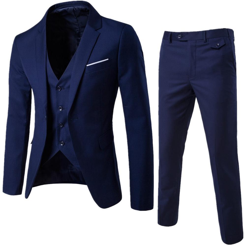 Luxus Herren Anzug Anzug, Blazer, Weste und Hose, Hochzeit, Büro, Klassisch 2.0 tif-shop24.de