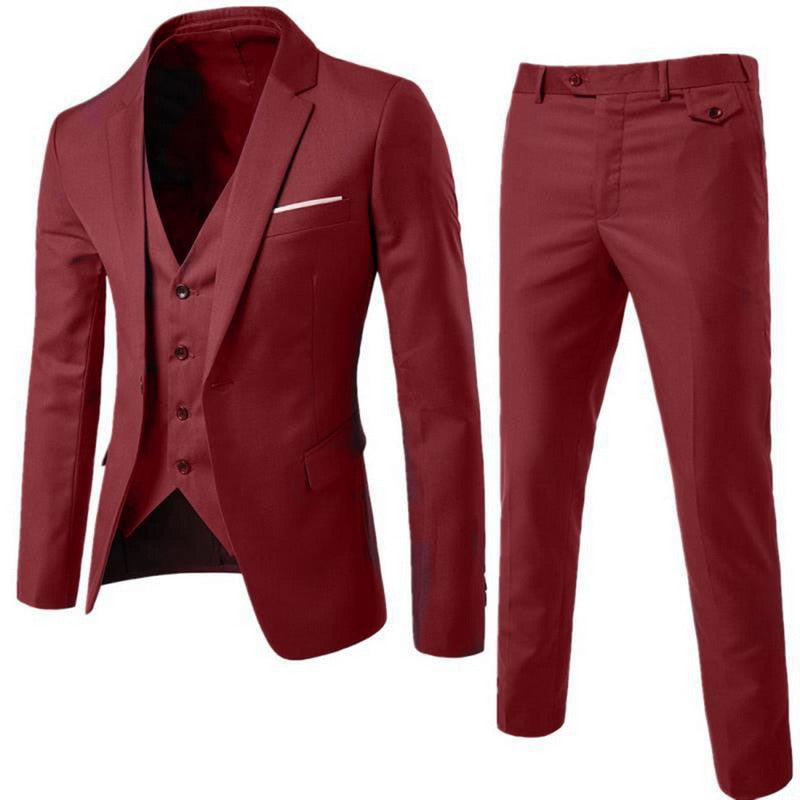 Sfit  Herrenanzüge Blazer Slim Business Abendkleid Weste Bräutigam Mann Anzug Exquisite Unkrautbekämpfung Office Set Dünner Blazer tif-shop24.de