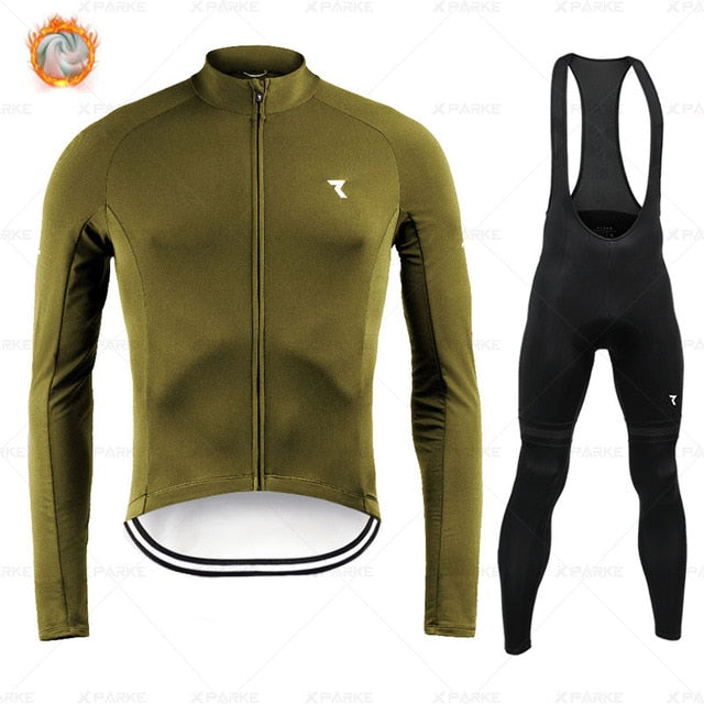 Ryzoning Radtrikot Set Pro Team Langarm Kleidung Herren Winter Radbekleidung Thermo Fleece Ropa Ciclismo Hombre Warm tif shop 24.de