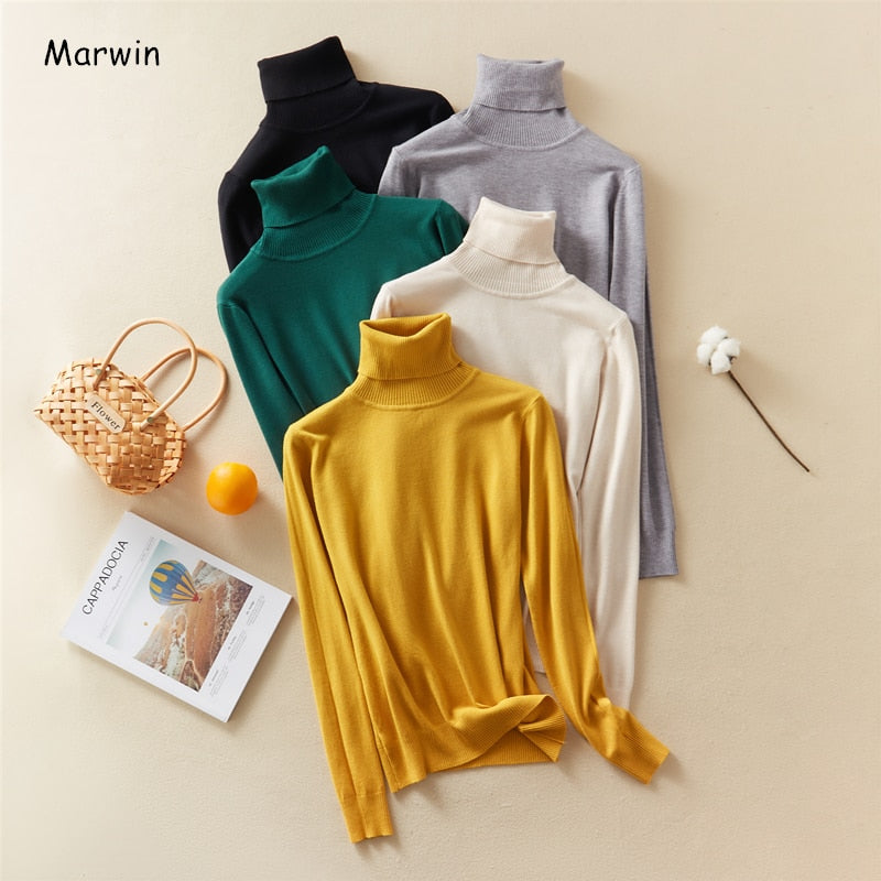 Marwin  Turn-Down Kragen Pullover für  Frauen