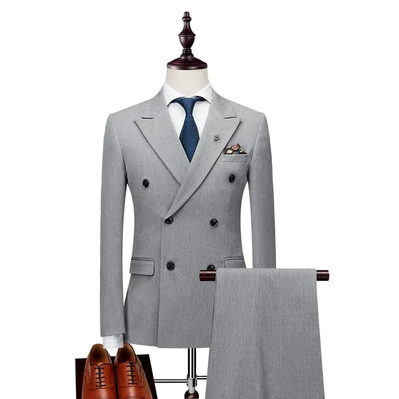 British Style Men's Solid Color Suit Men's | tif-shop24.de