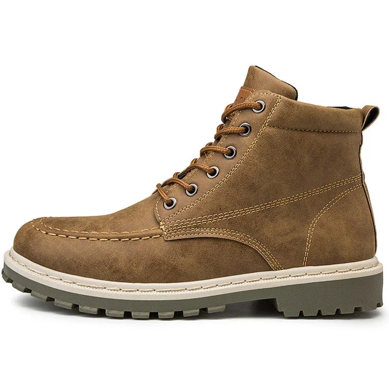 Mittlere Lederstiefel Kurze Vielseitige Militärstiefel | tif-shop24.de