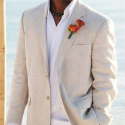 Sommer Leinen Anzüge Für Hochzeit Tailored Bräutigam - tif-shop24.de