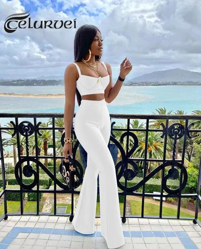 Hohe qualität Blau Zwei Stücke Set Bodycon Rayon Bandage Set Abend Party Sexy Mode Outfit - tif-shop24.de